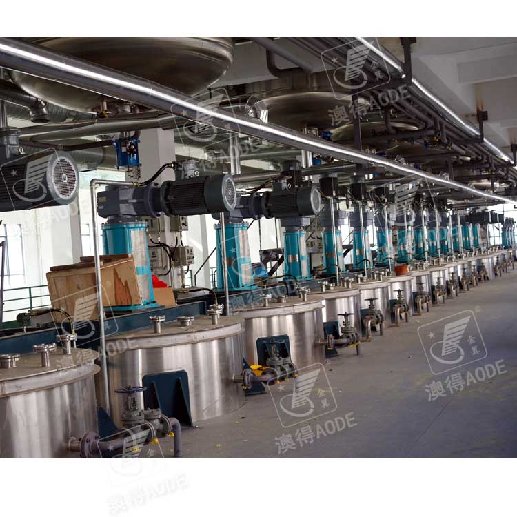 3000L油(yóu)墨自動化(huà)生産線